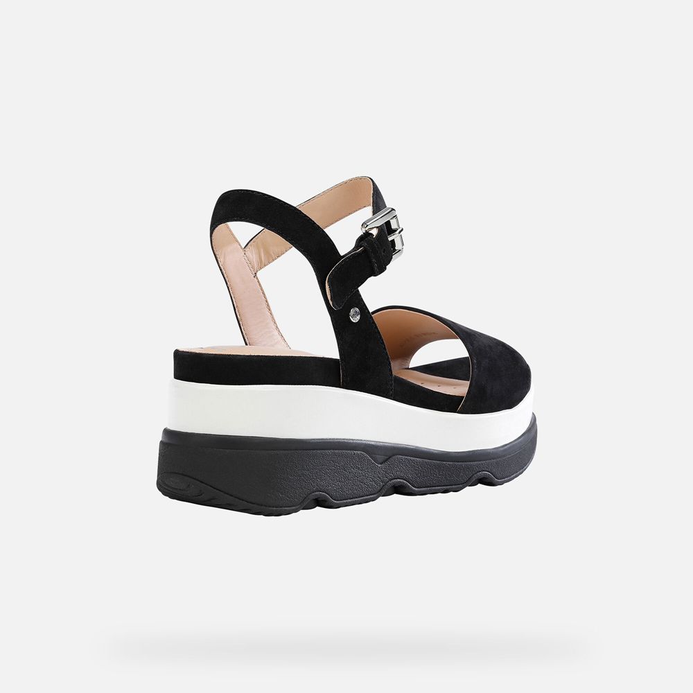 Geox Bayan Sandalet Siyah - Gardenia - RZP-023591